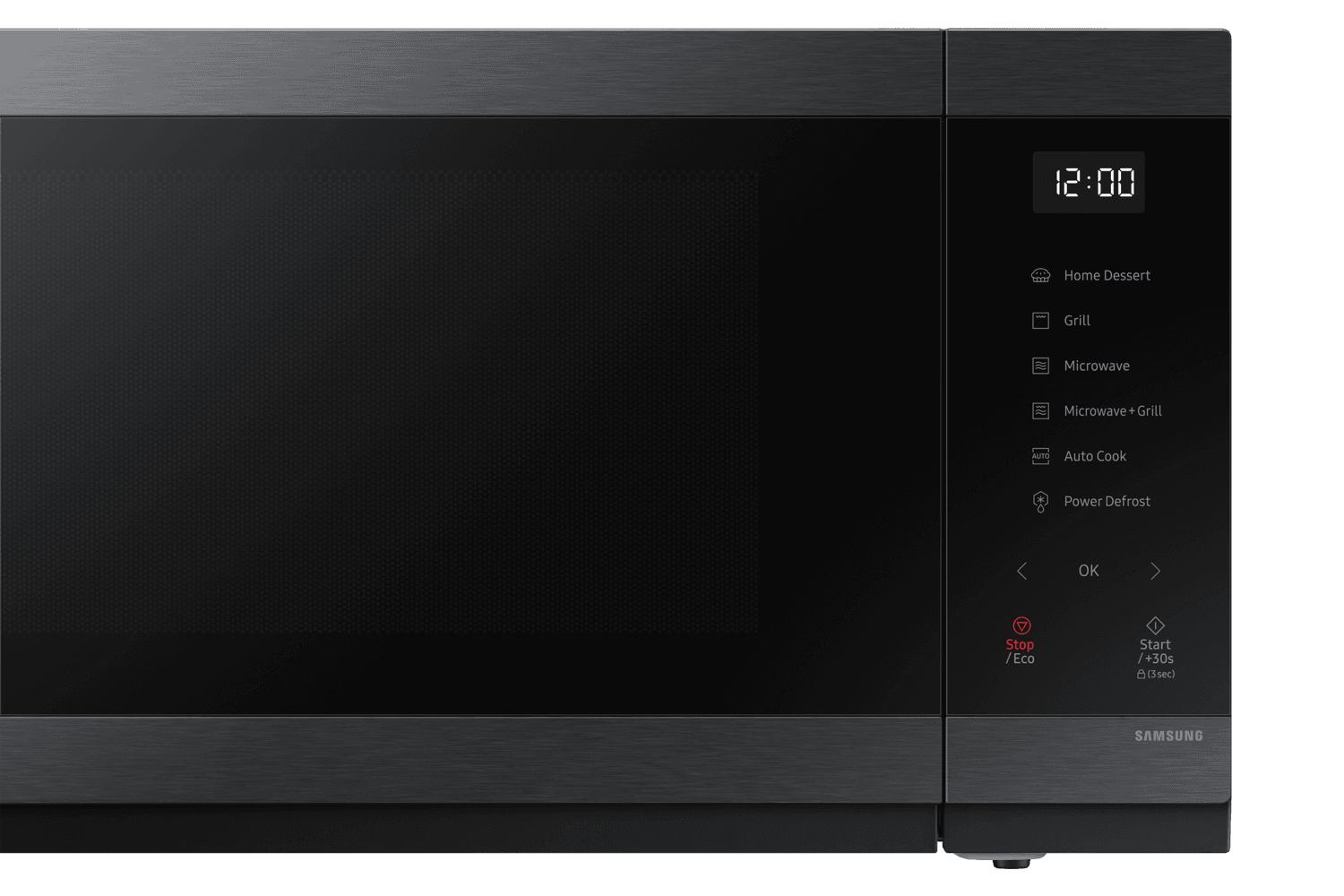 Samsung 40L Black Solo Microwave Triple Distribution System with Ceramic Inside MS40DG5504AGSG